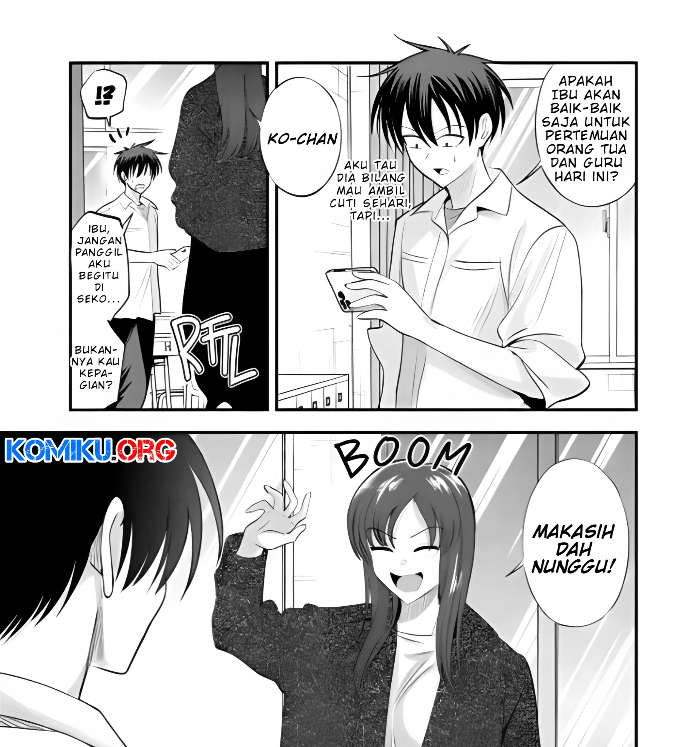 Manga Please Go Home, Akutsu-san! Chapter 195 gambar 2