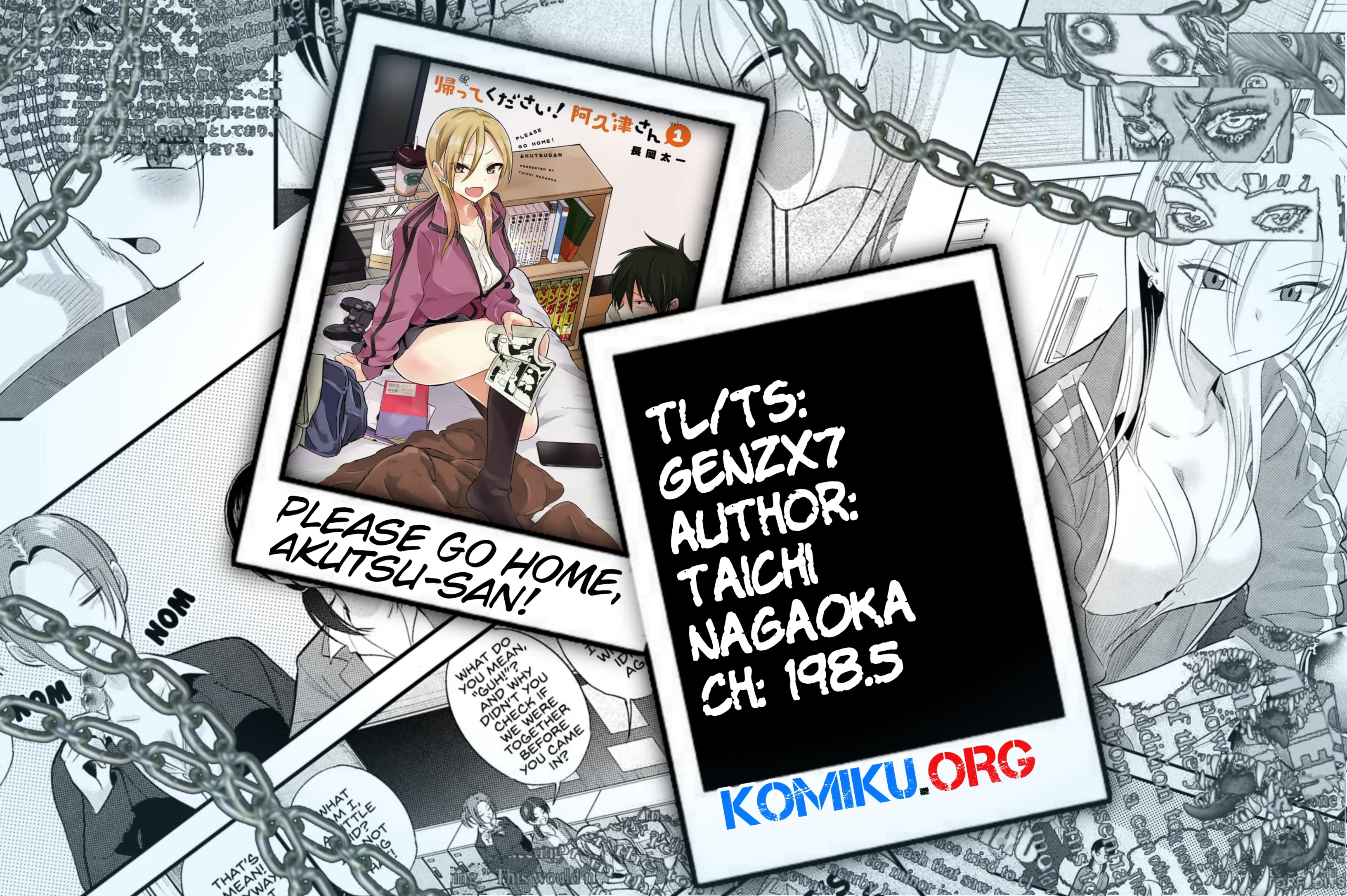 Komik Please Go Home, Akutsu-san! Chapter 198.5 gambar 1