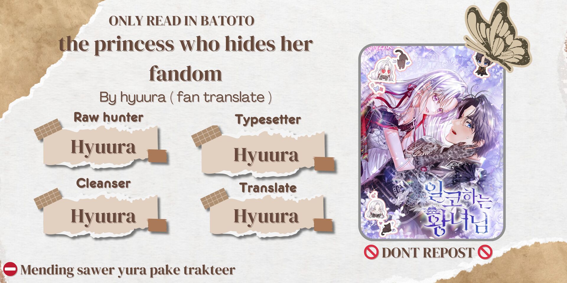Komik Princess Who Hides Her Fandom Chapter 21 gambar 1