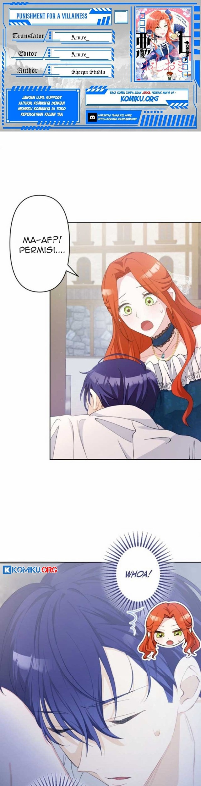 Komik Punishment for a Villainess Chapter 9 gambar 1