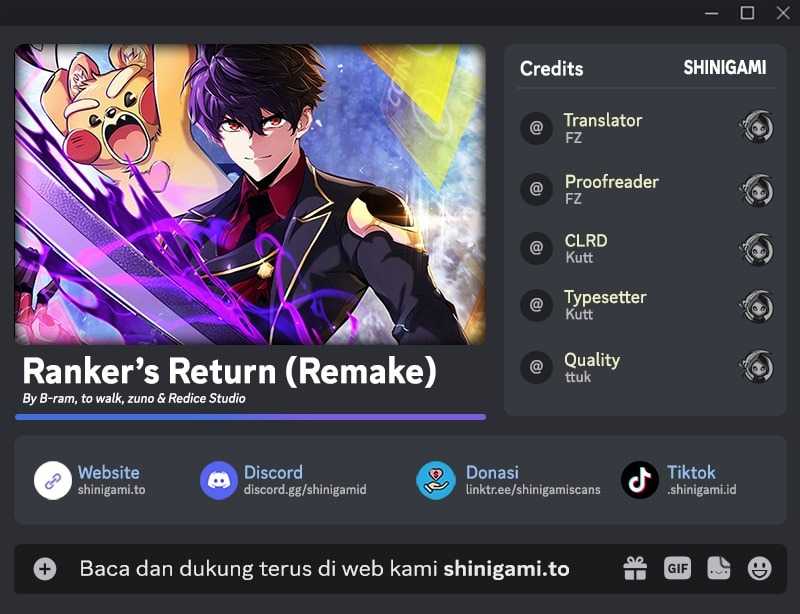 Komik Ranker’s Return (Remake) Chapter 208 gambar 1
