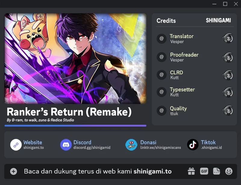 Komik Ranker’s Return (Remake) Chapter 244 gambar 1