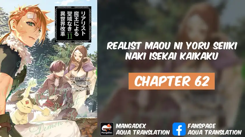Komik Realist Maou Niyoru Seiiki Naki Isekai Kaikaku Chapter 62 gambar 1