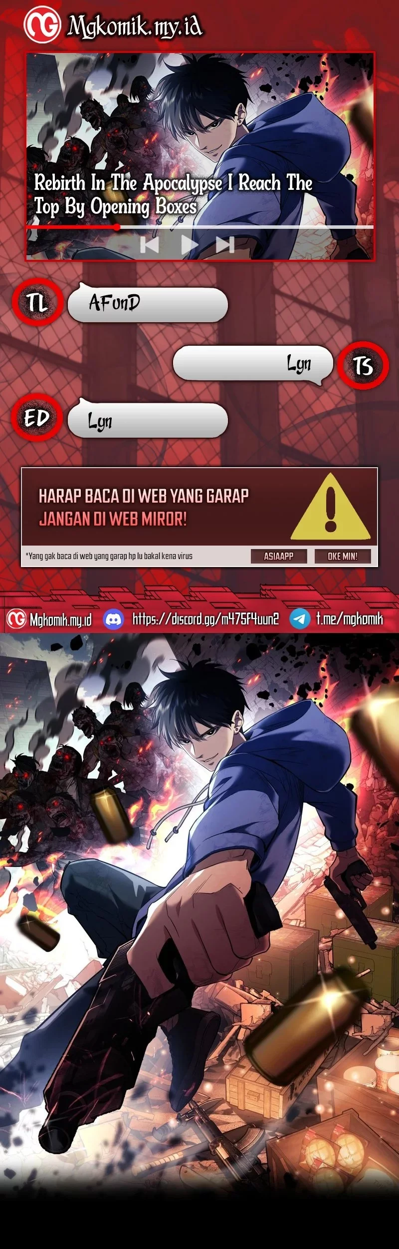 Komik Rebirth in the Apocalypse: I Reach the Top by Opening Boxes Chapter 67 gambar 1