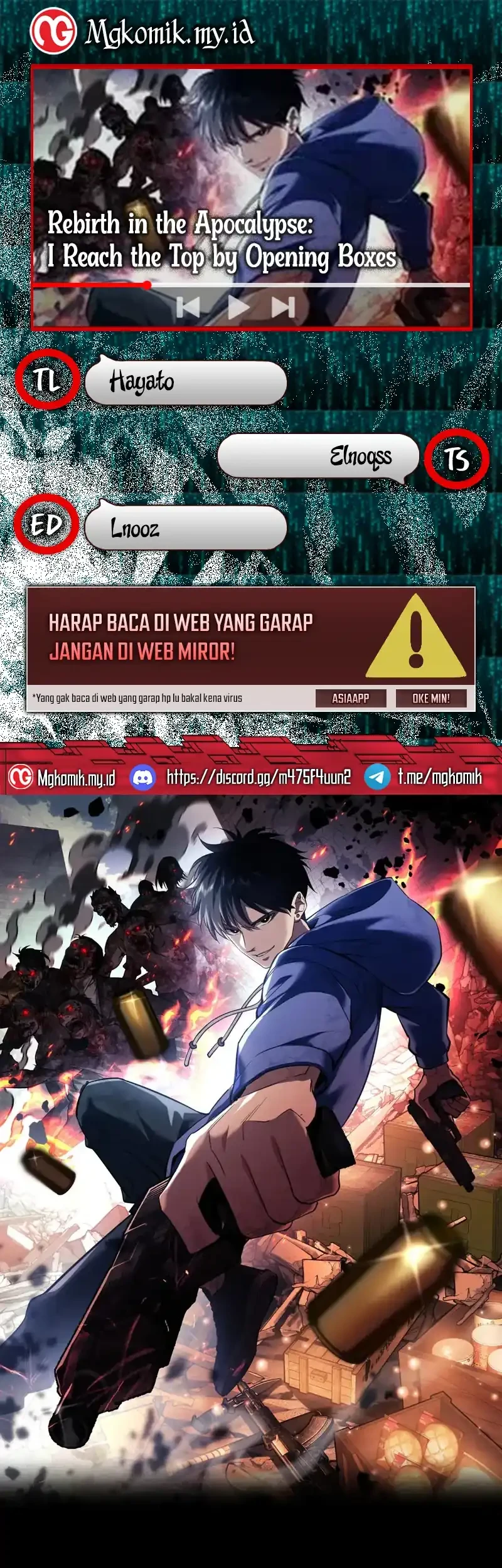 Komik Rebirth in the Apocalypse: I Reach the Top by Opening Boxes Chapter 72 gambar 1