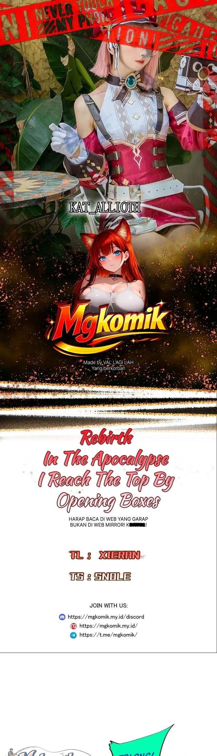 Komik Rebirth in the Apocalypse: I Reach the Top by Opening Boxes Chapter 98 gambar 1
