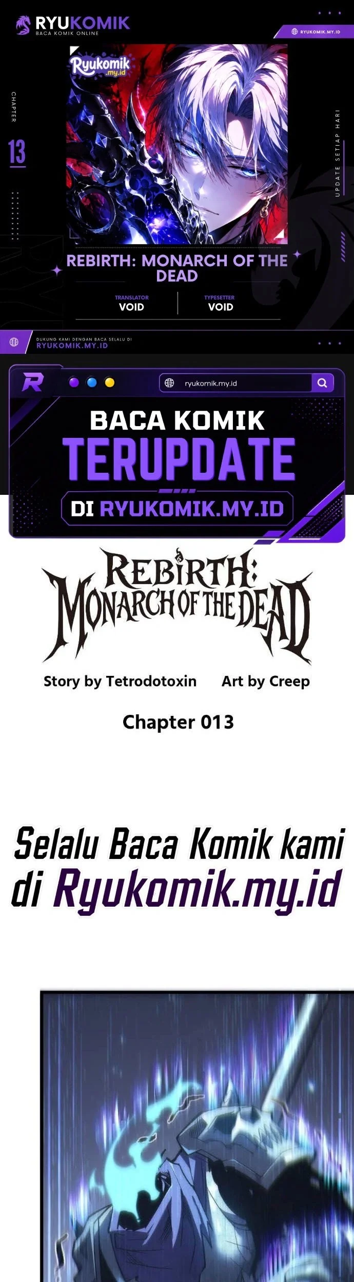 Komik Rebirth: Monarch of the Dead Chapter 13 gambar 1