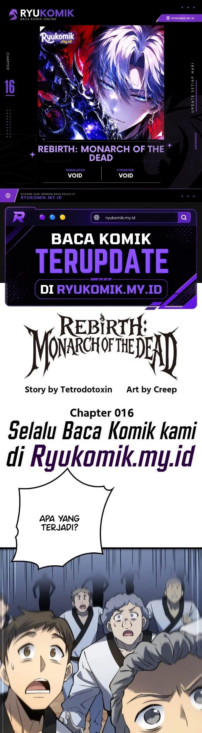 Komik Rebirth: Monarch of the Dead Chapter 16 gambar 1