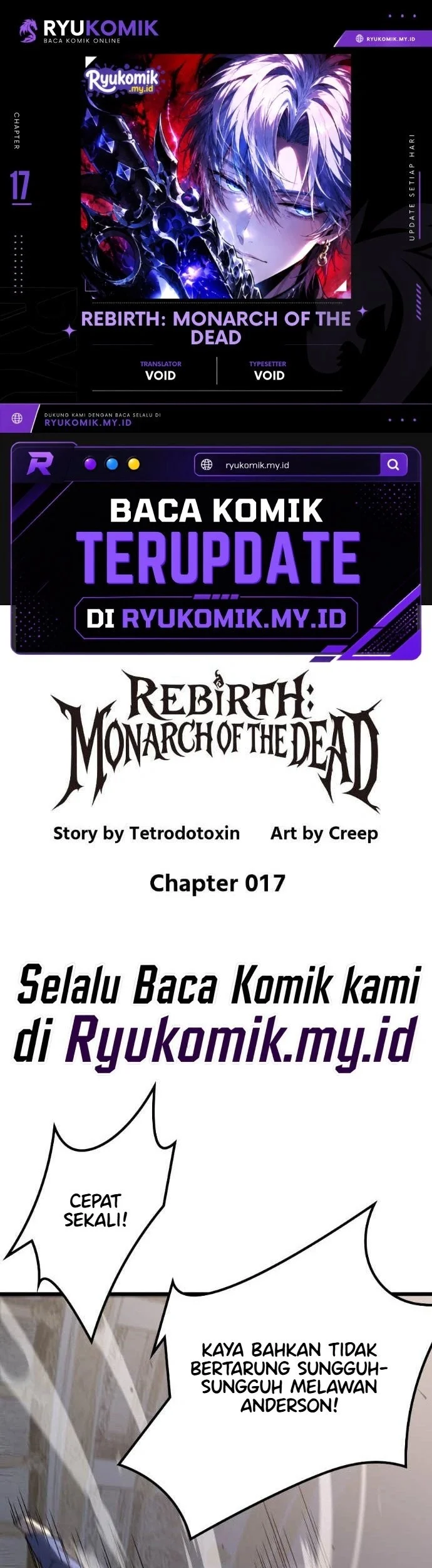 Komik Rebirth: Monarch of the Dead Chapter 17 gambar 1