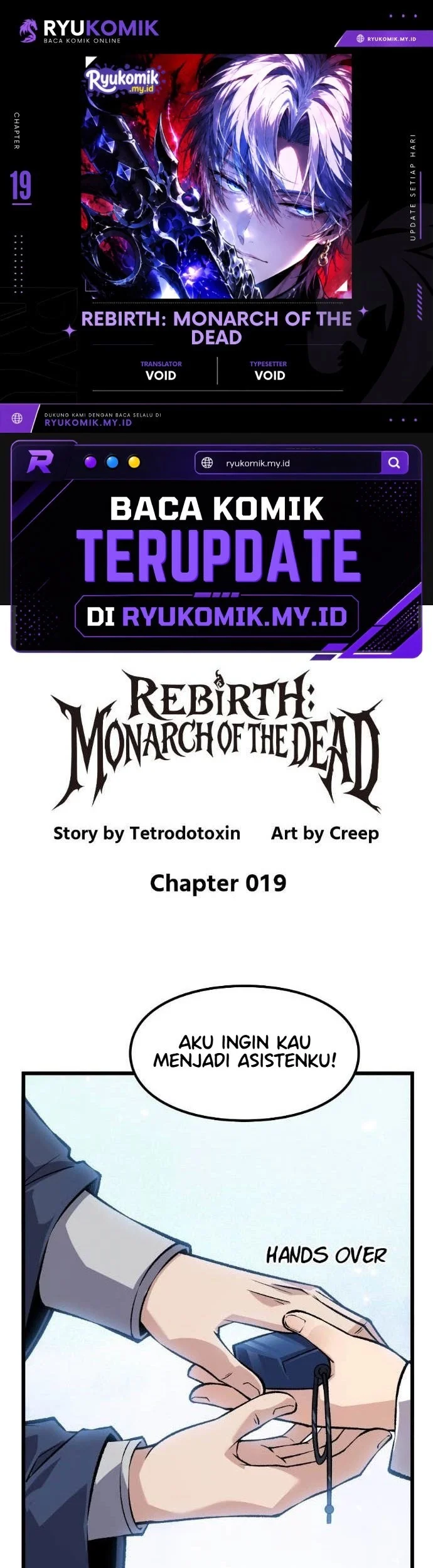 Komik Rebirth: Monarch of the Dead Chapter 19 gambar 1