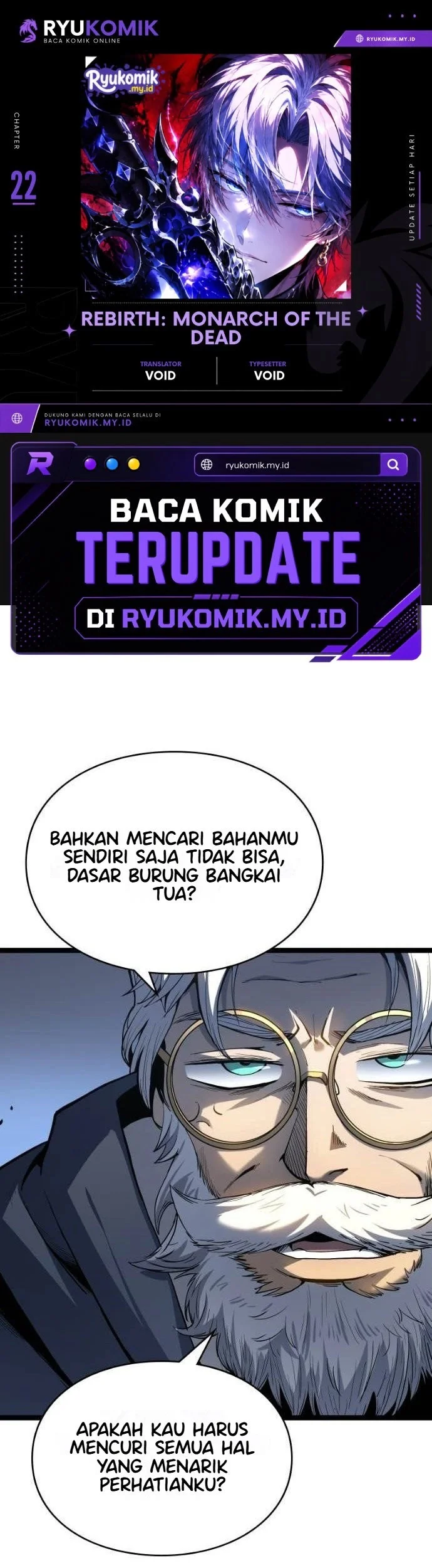 Komik Rebirth: Monarch of the Dead Chapter 22 gambar 1