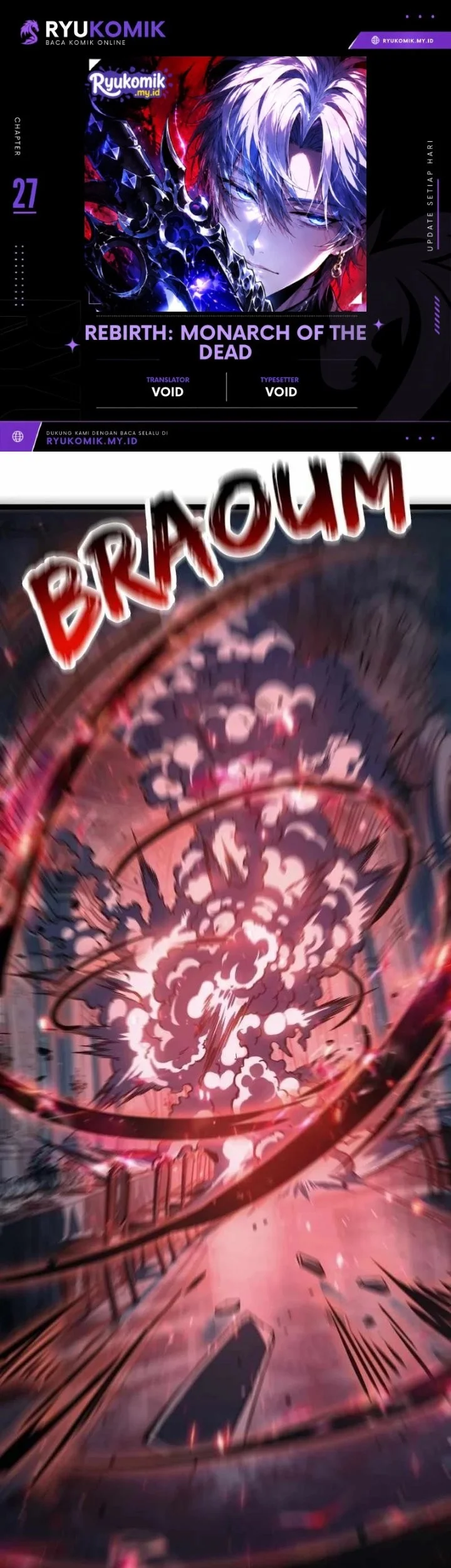 Komik Rebirth: Monarch of the Dead Chapter 27 gambar 1