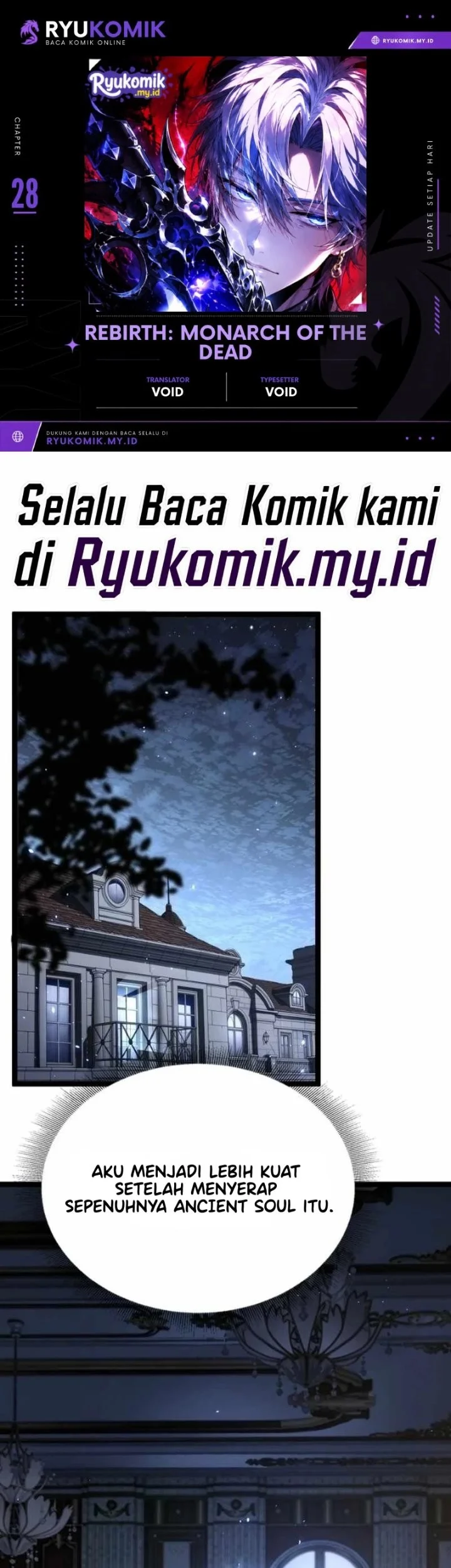 Komik Rebirth: Monarch of the Dead Chapter 28 gambar 1