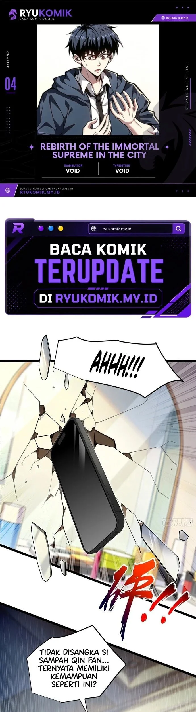 Komik Rebirth of the Immortal Supreme in the City Chapter 4 gambar 1