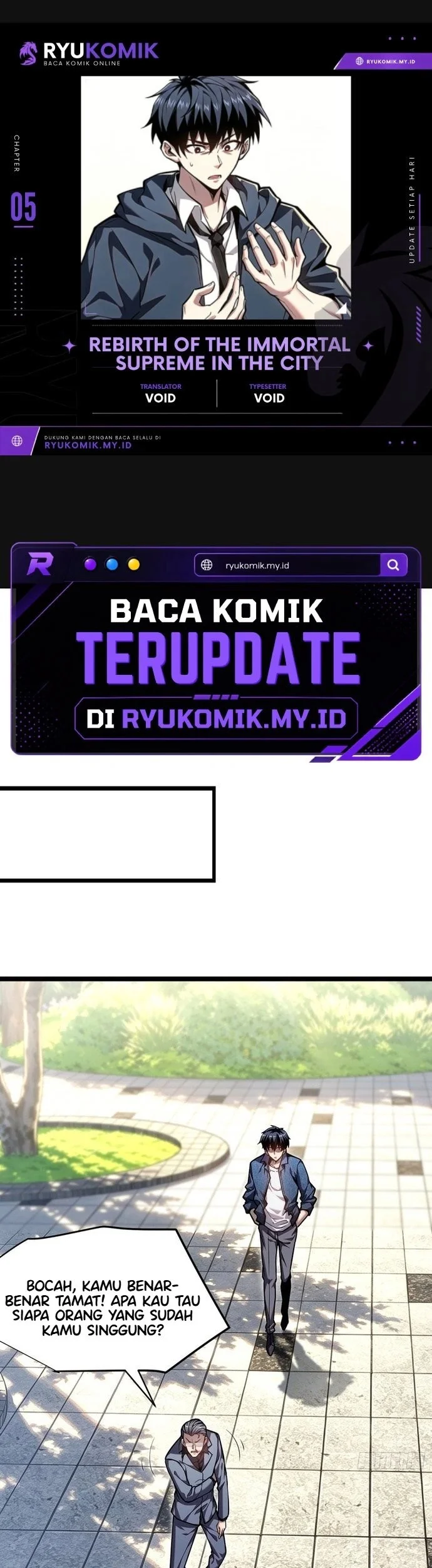 Komik Rebirth of the Immortal Supreme in the City Chapter 5 gambar 1