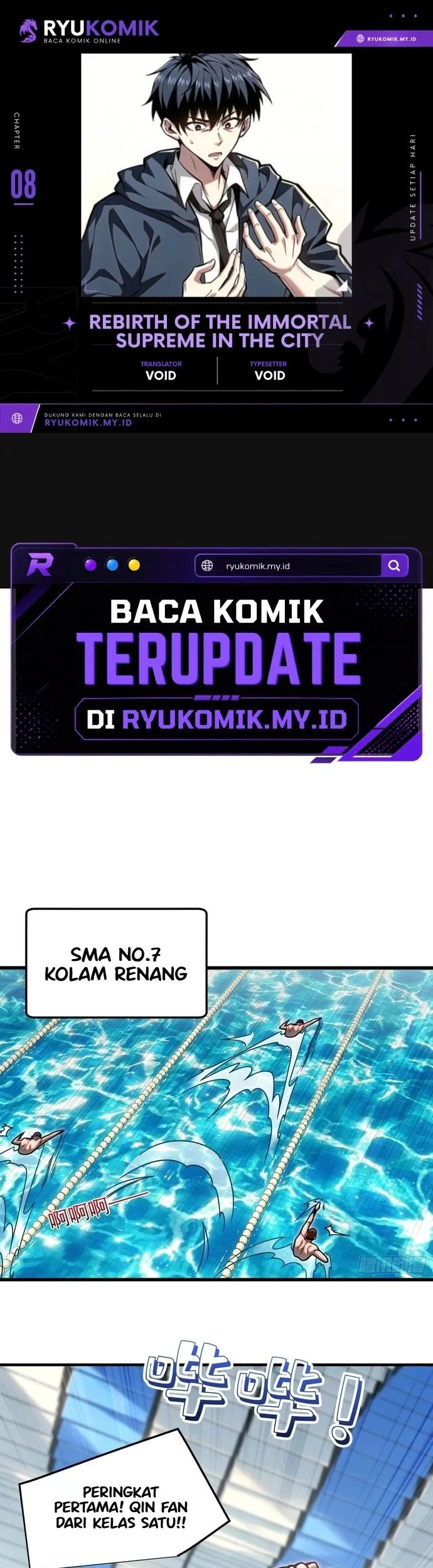 Komik Rebirth of the Immortal Supreme in the City Chapter 8 gambar 1