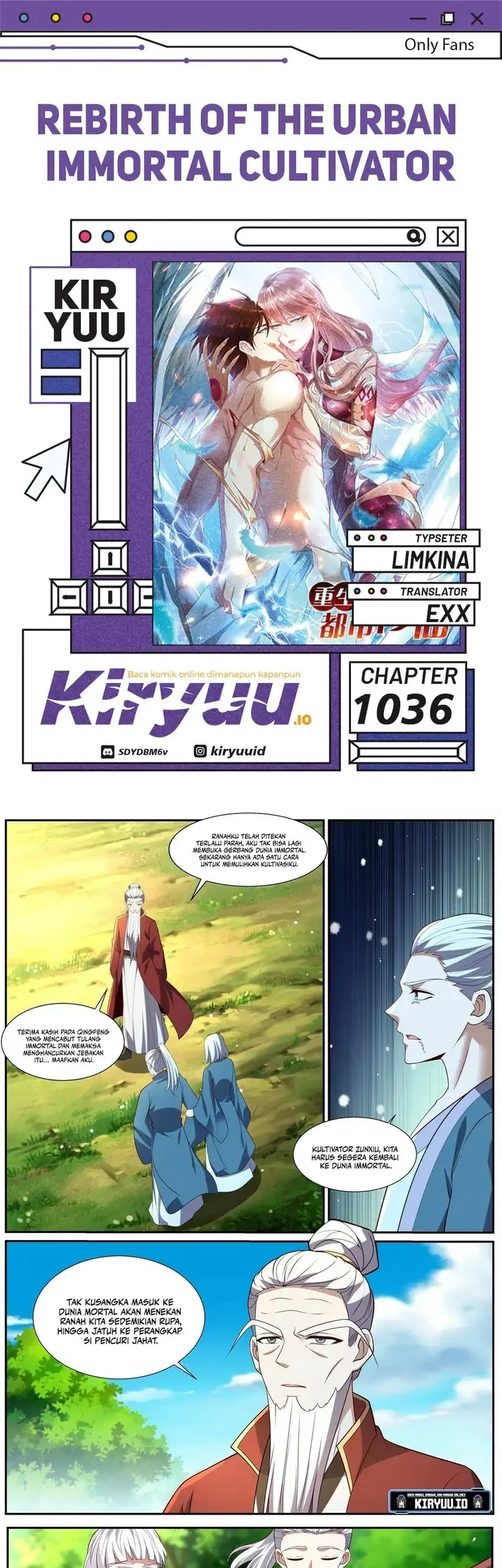 Komik Rebirth Of The Urban Immortal Cultivator Chapter 1036 gambar 1