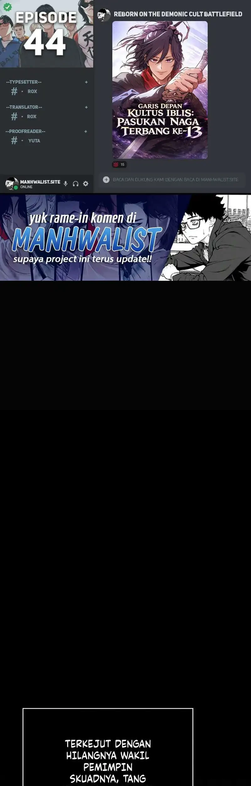 Komik Reborn on the Demonic Cult Battlefield Chapter 44 gambar 1