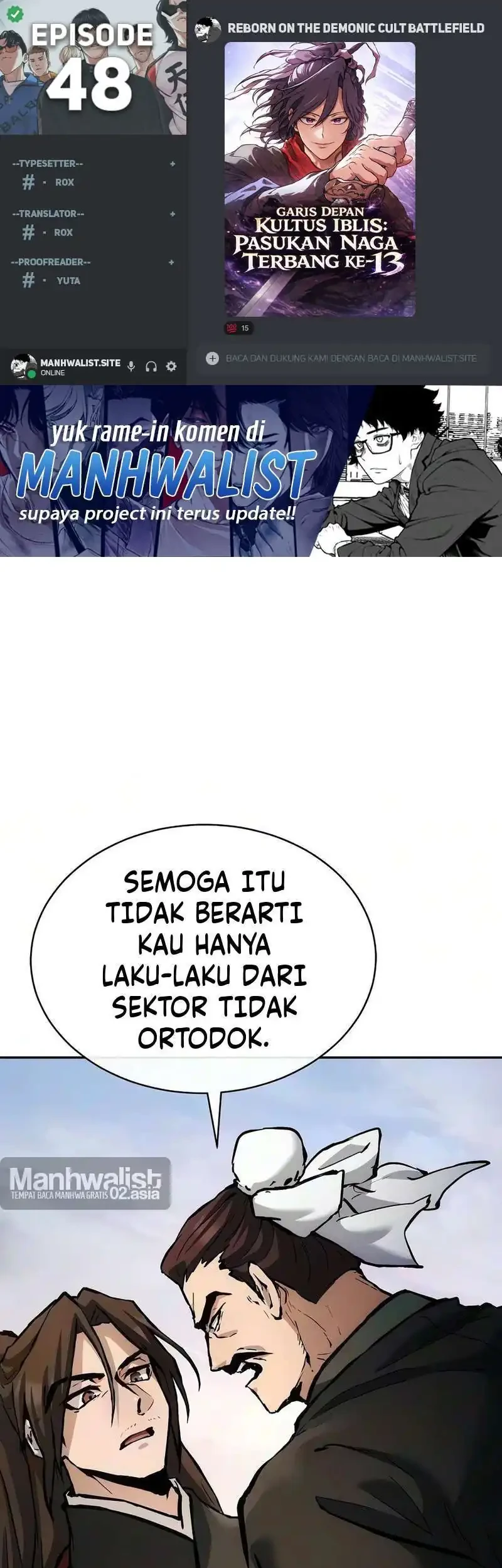 Komik Reborn on the Demonic Cult Battlefield Chapter 48 gambar 1