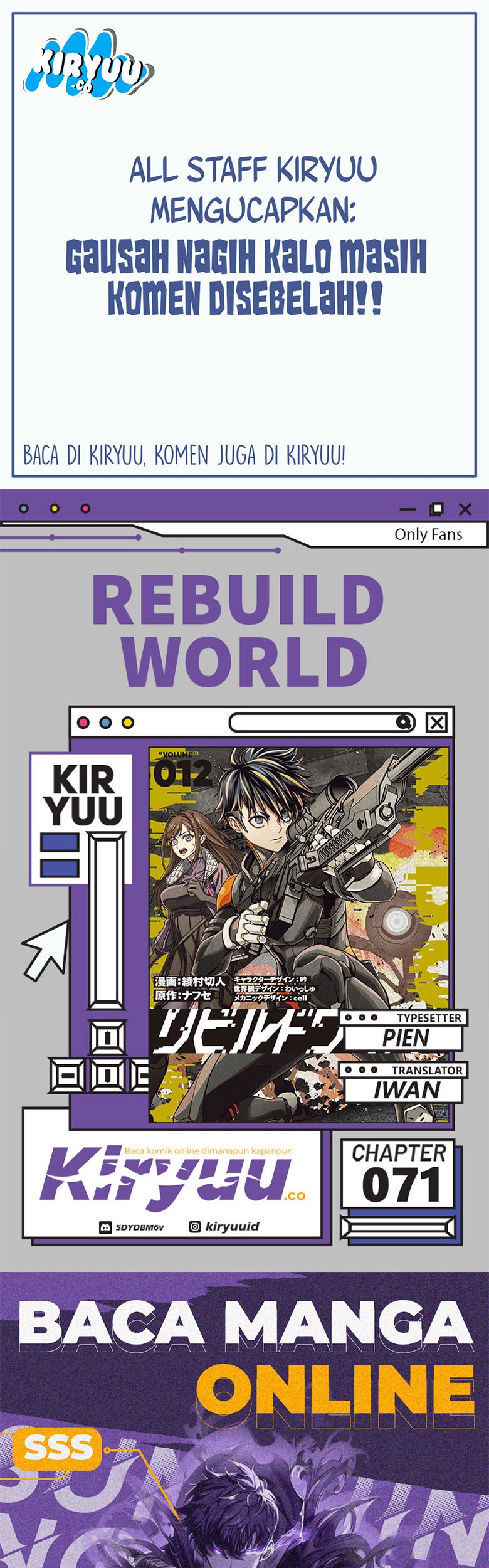 Komik Rebuild World Chapter 71 gambar 1