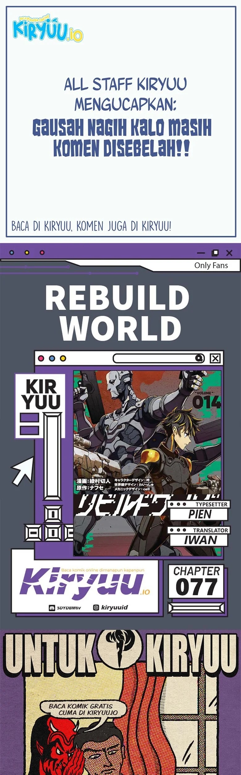 Komik Rebuild World Chapter 77 gambar 1