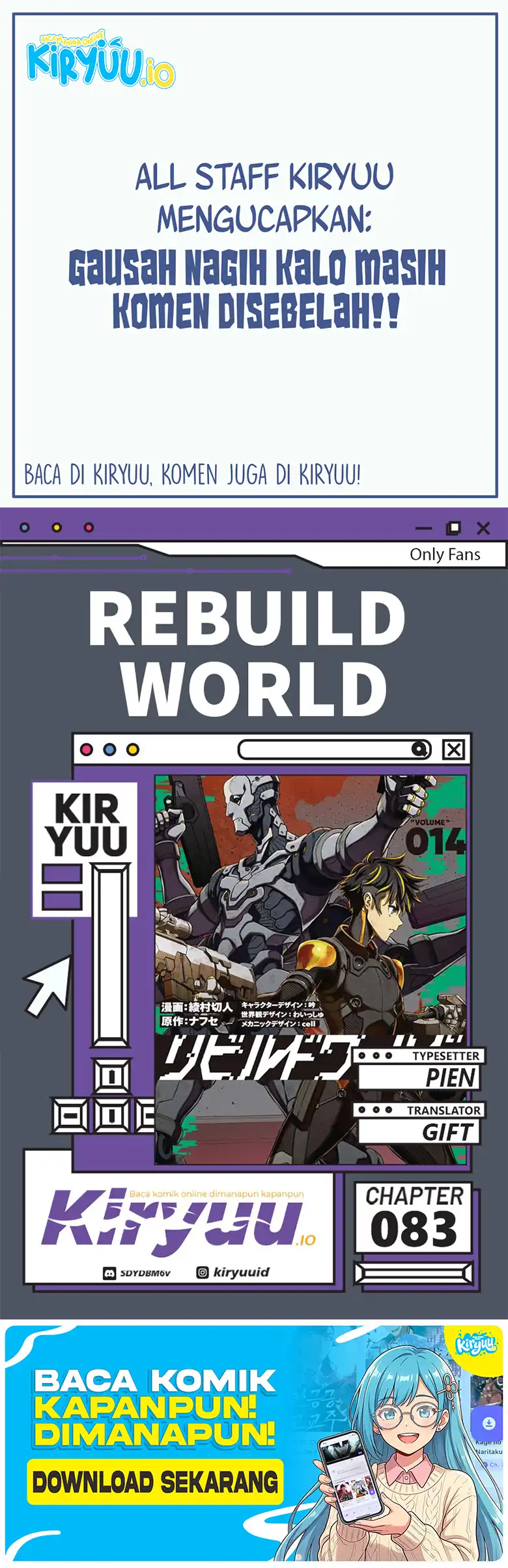 Komik Rebuild World Chapter 83 gambar 1