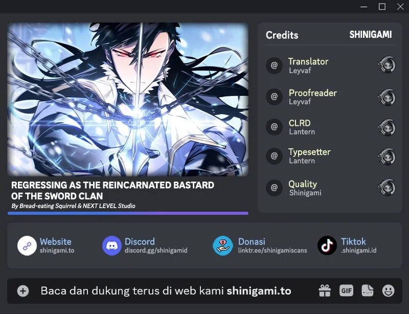 Komik Regressing As The Reincarnated Bastard Of The Sword Clan Chapter 110 gambar 1