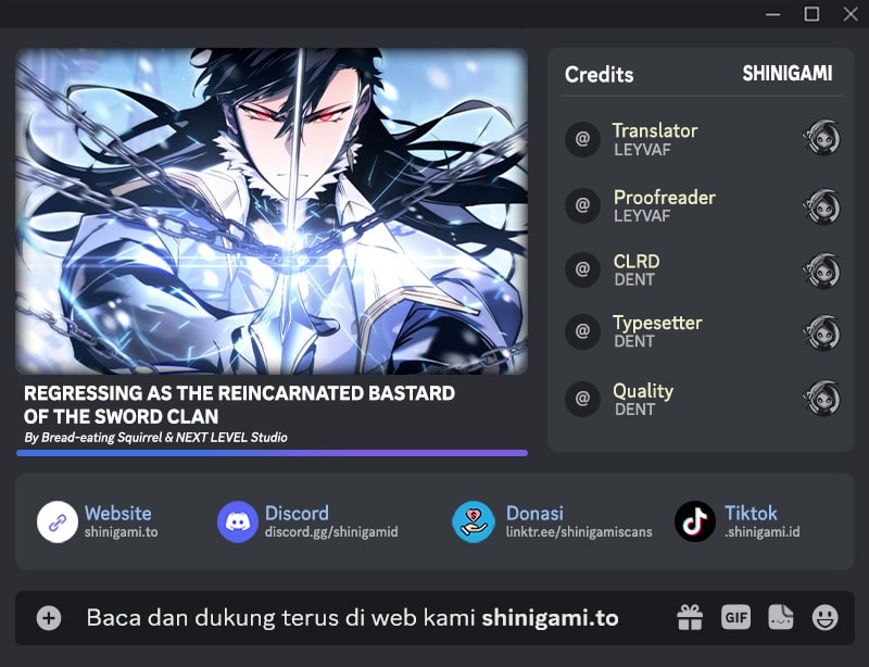 Komik Regressing As The Reincarnated Bastard Of The Sword Clan Chapter 56 gambar 1