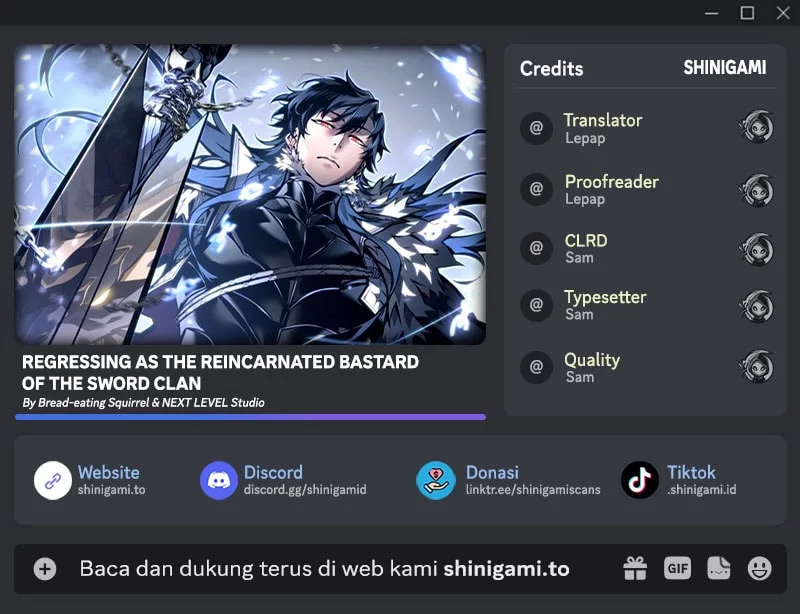Komik Regressing As The Reincarnated Bastard Of The Sword Clan Chapter 60 gambar 1