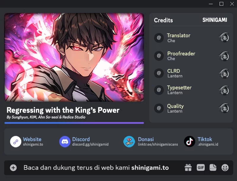 Komik Regressing With The King’s Power Chapter 110 gambar 1
