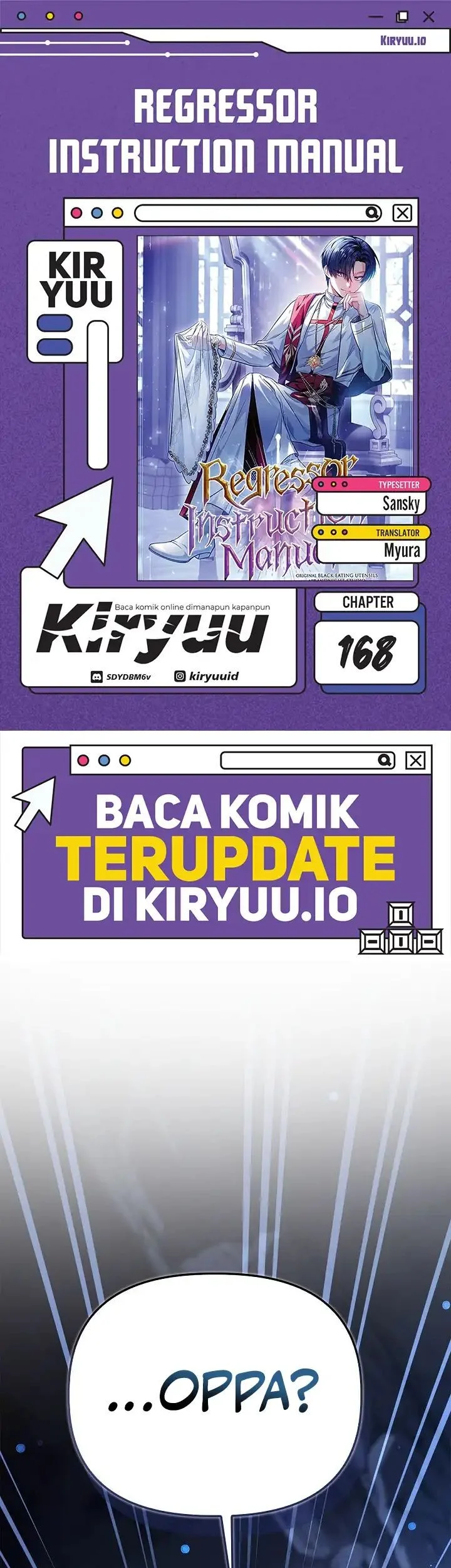 Komik Regressor Instruction Manual Chapter 168 gambar 1