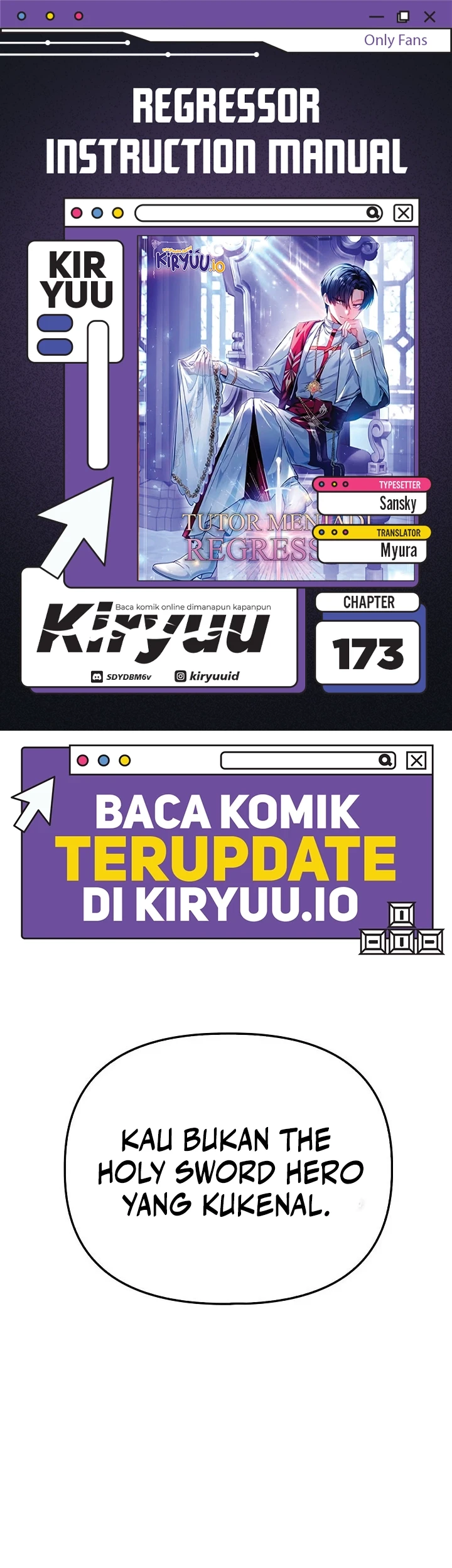Komik Regressor Instruction Manual Chapter 173 gambar 1