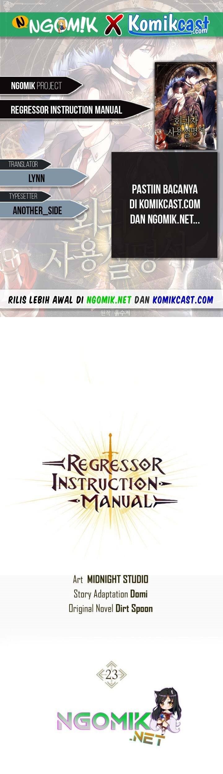 Komik Regressor Instruction Manual Chapter 23 gambar 1