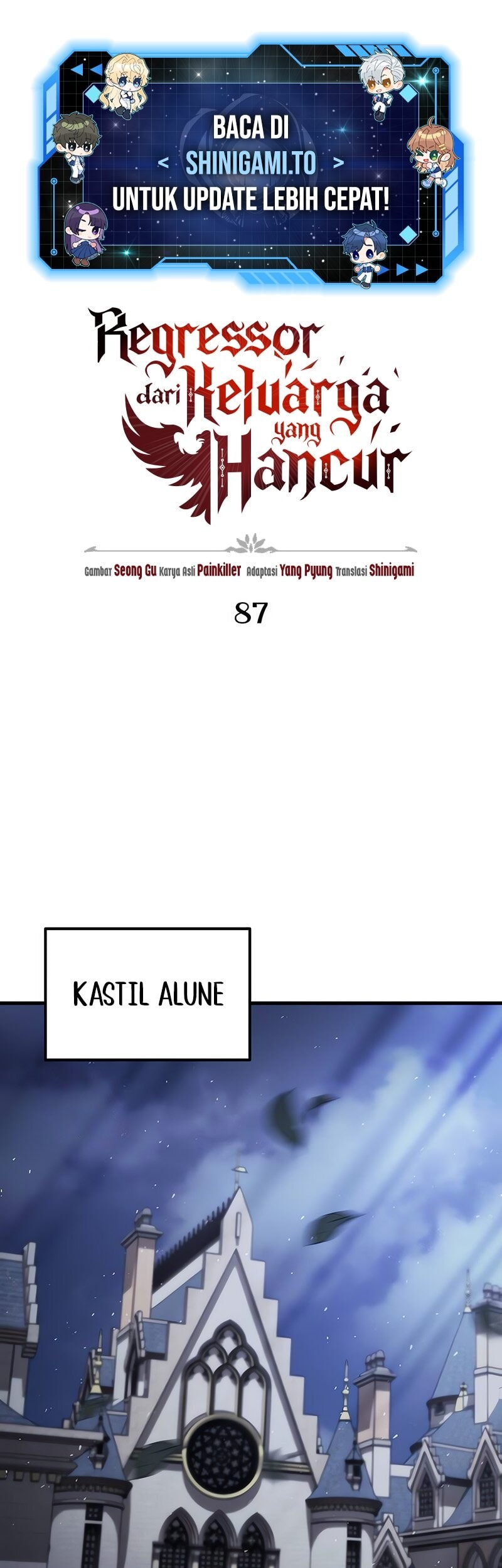 Manhwa Regressor Of The Fallen Family Chapter 87 gambar 2