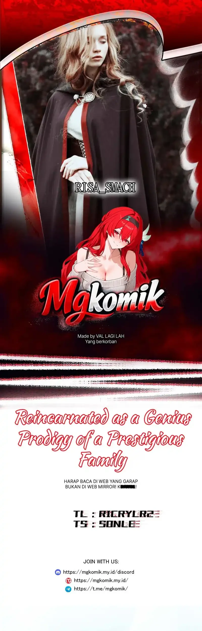 Komik Reincarnated as a Genius Prodigy of a Prestigious Family Chapter 106 gambar 1