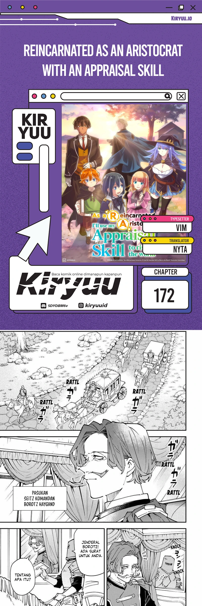 Komik Reincarnated as an Aristocrat with an Appraisal Skill Chapter 172 gambar 1