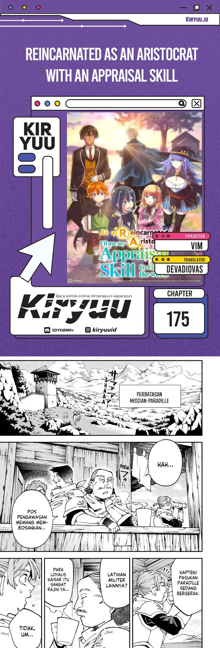 Komik Reincarnated as an Aristocrat with an Appraisal Skill Chapter 175 gambar 1