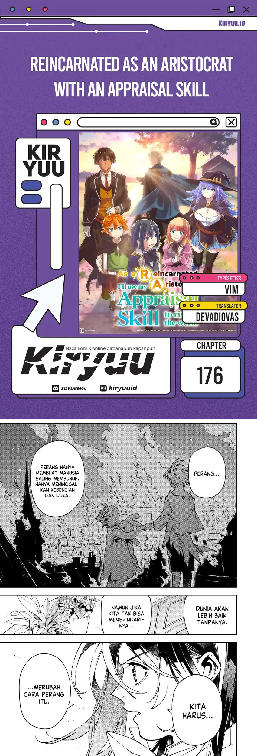 Komik Reincarnated as an Aristocrat with an Appraisal Skill Chapter 176 gambar 1