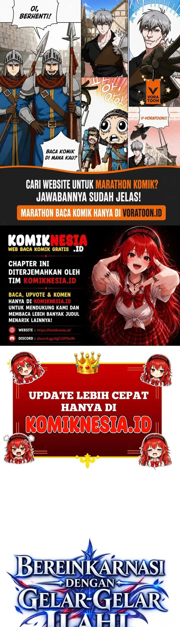 Komik Reincarnated with Divine Titles Chapter 16 gambar 1