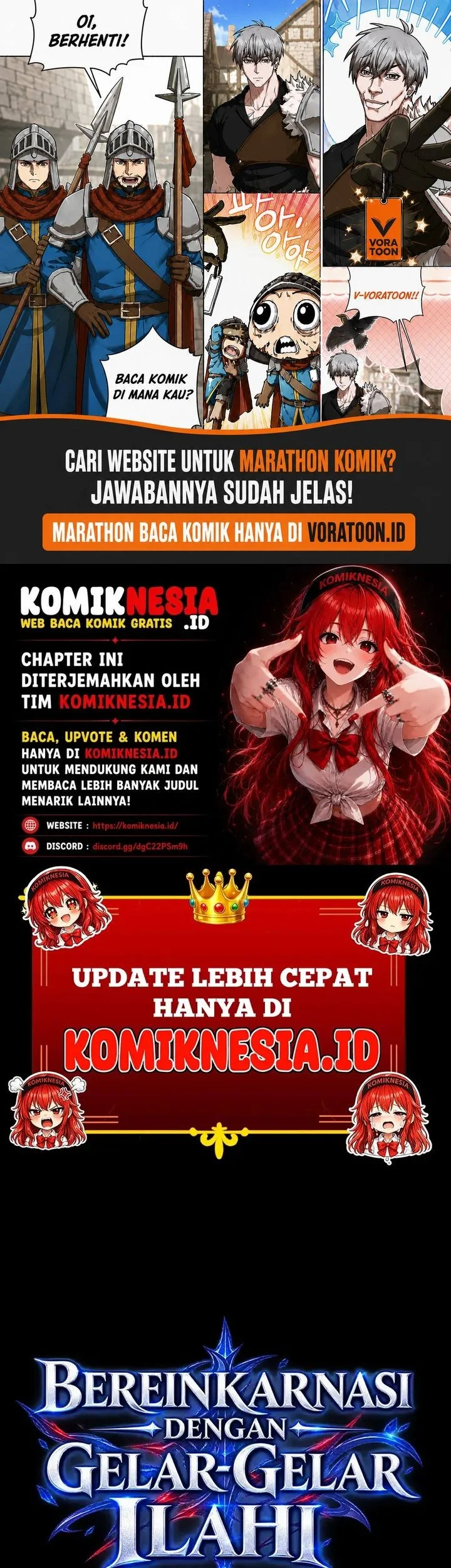Komik Reincarnated with Divine Titles Chapter 20 gambar 1