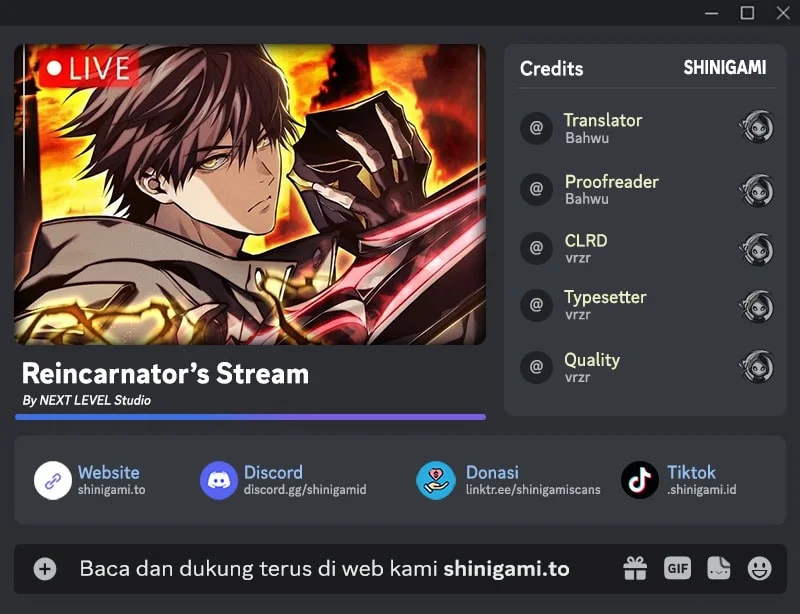 Komik Reincarnator’s Stream Chapter 32 gambar 1