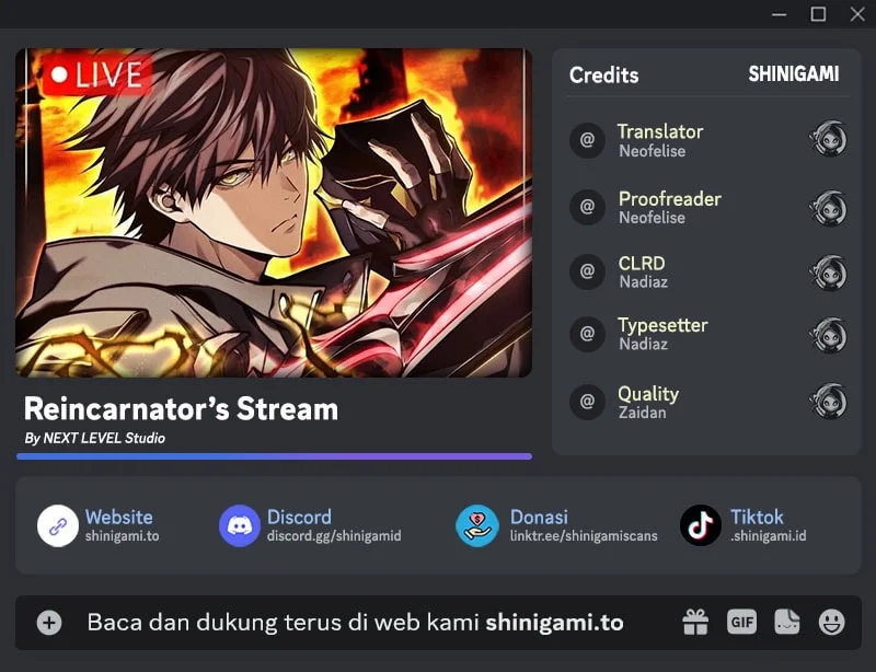 Komik Reincarnator’s Stream Chapter 35 gambar 1