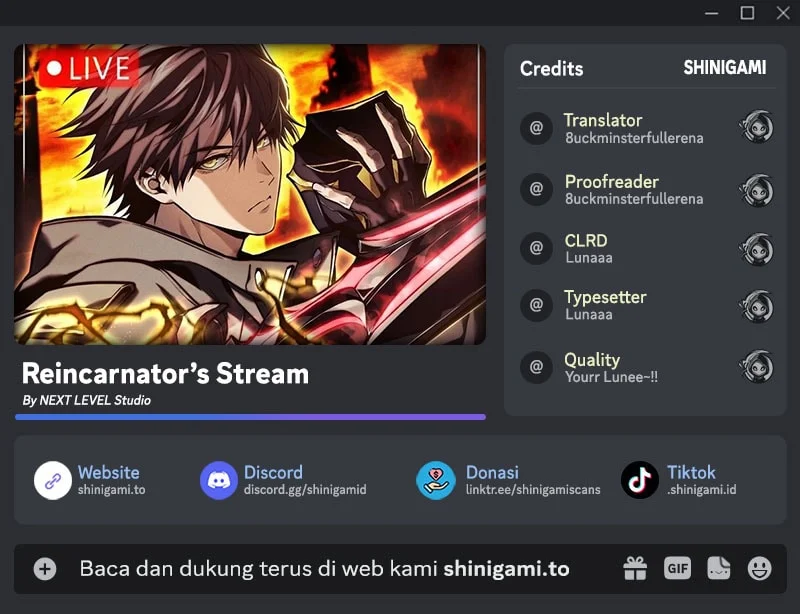 Komik Reincarnator’s Stream Chapter 36 gambar 1