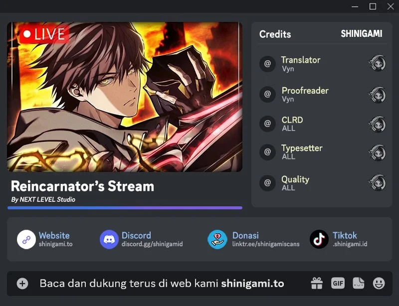 Komik Reincarnator’s Stream Chapter 48 gambar 1