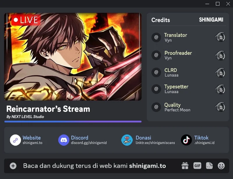 Komik Reincarnator’s Stream Chapter 49 gambar 1