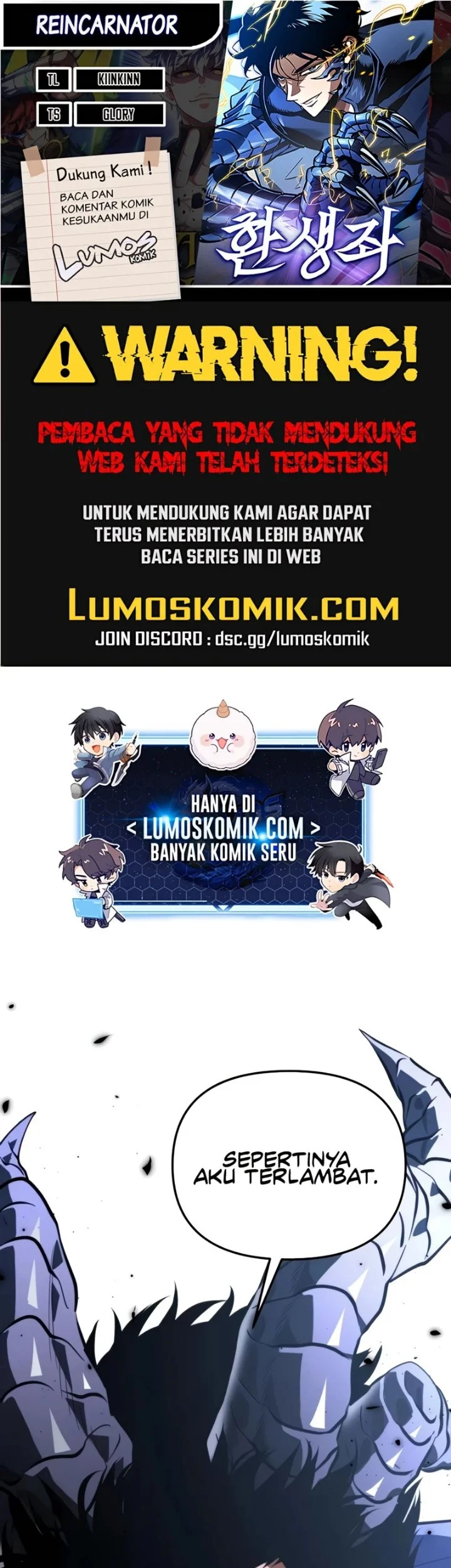 Komik Reincarnator Chapter 96 gambar 1