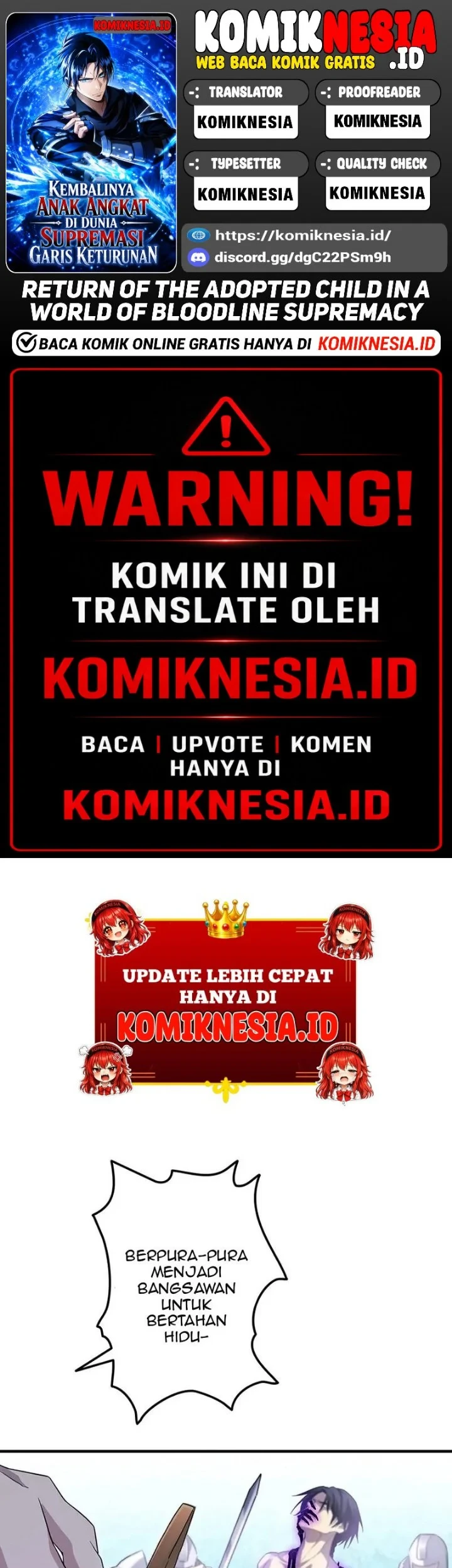 Komik Return of the Adopted Child in a World of Bloodline Supremacy Chapter 4 gambar 1