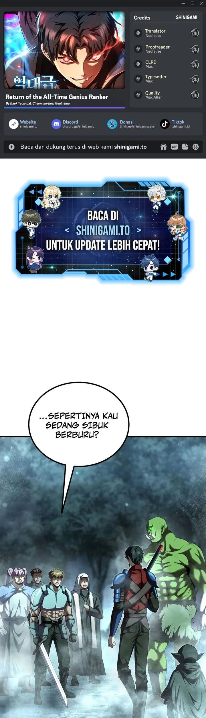 Komik Return Of The All-Time Genius Ranker Chapter 29 gambar 1