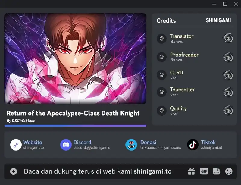 Komik Return Of The Apocalypse-Class Death Knight Chapter 36 gambar 1