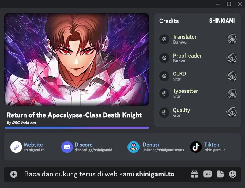 Komik Return Of The Apocalypse-Class Death Knight Chapter 85 gambar 1